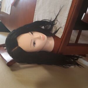 Black Long Wavy Wig